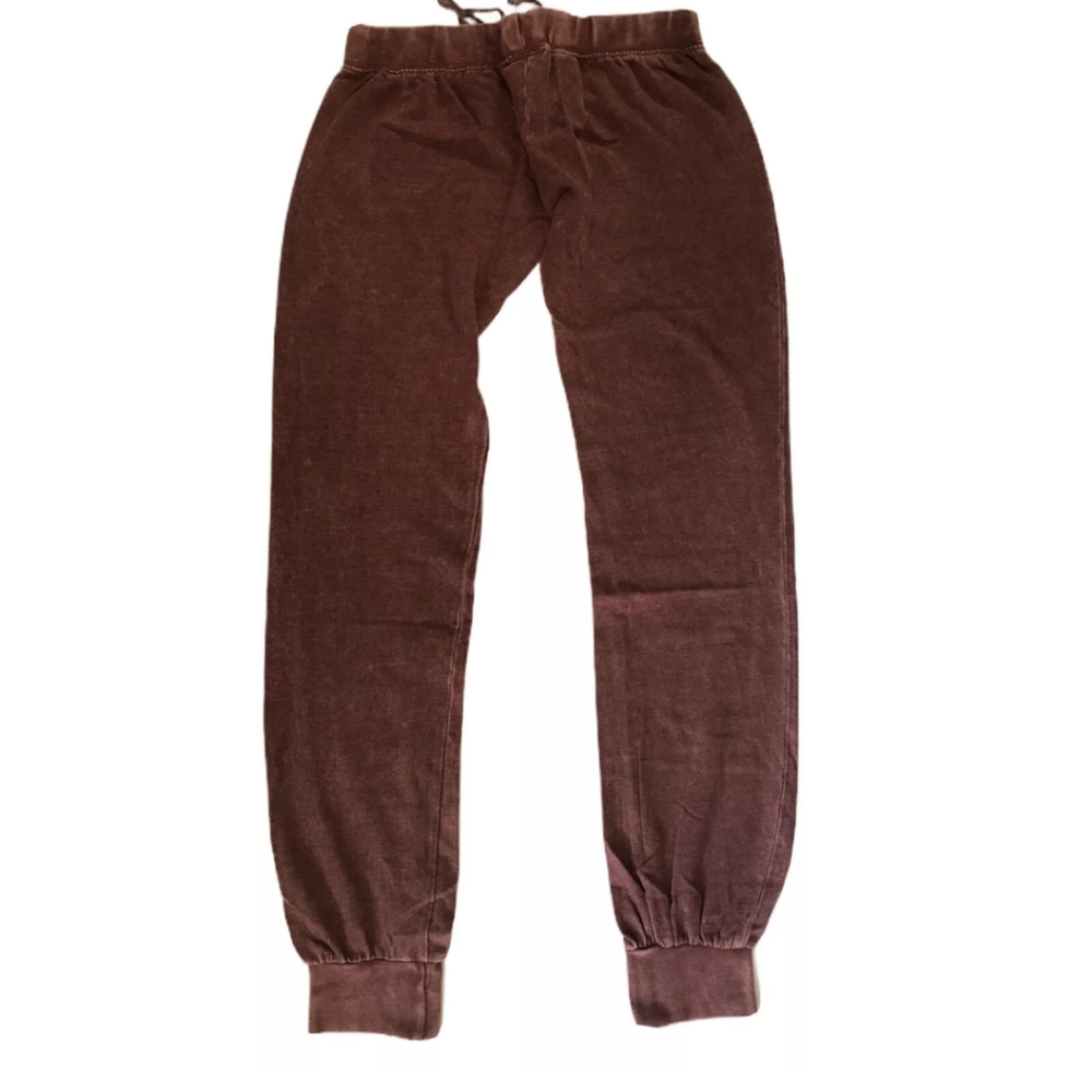 Pink Acid wash pants althletic